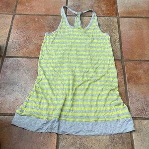 Cabi striped tank yellow gray medium